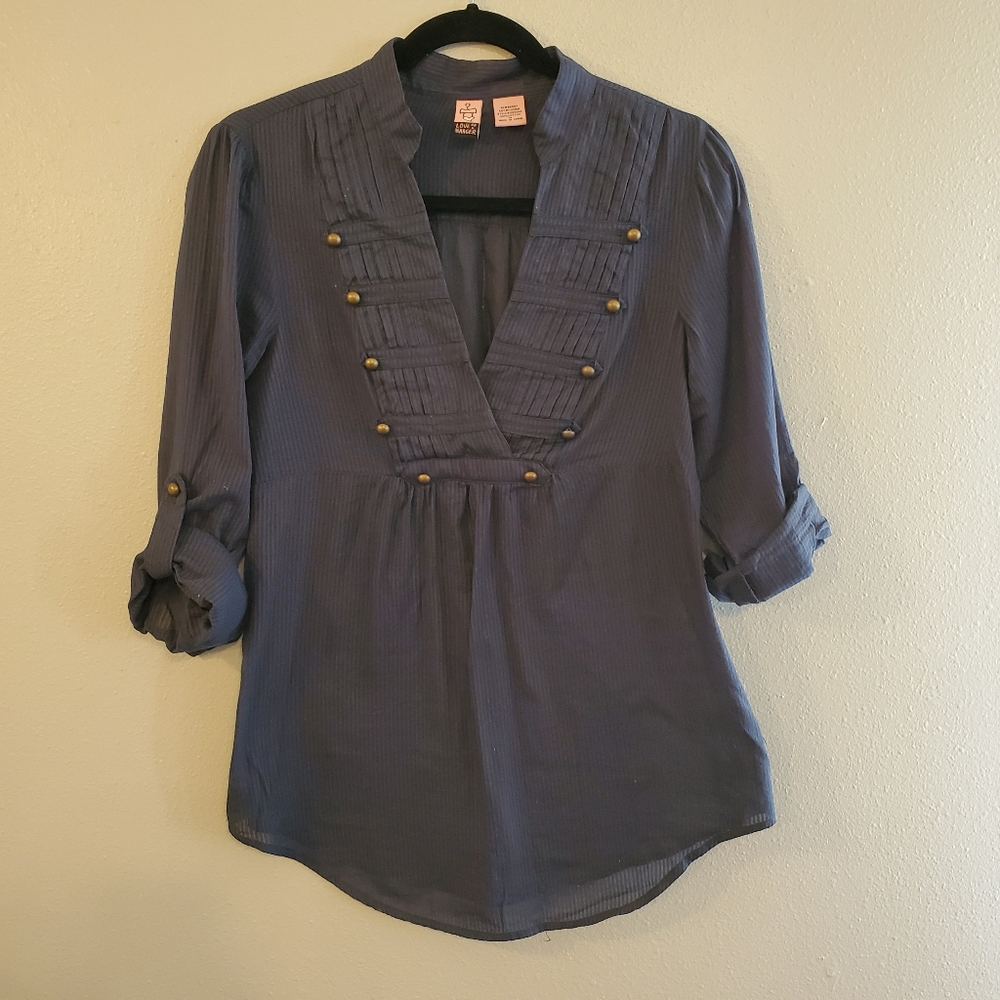 Navy blouse